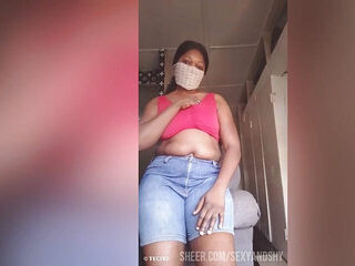 Masturbating