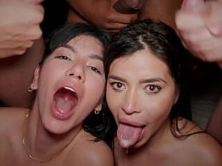 2 Babes Called Us Because They Wanted To Be In A Gangbang Together. -Yenifer Chacon &amp_ Sara Retali