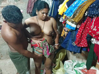 stepNephew fucked the neighbour Bengali aunty after stripping her naked