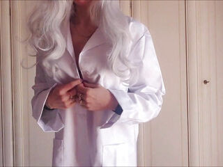 Hot Sexy Doctor Is Back: Gyno Exam on Her