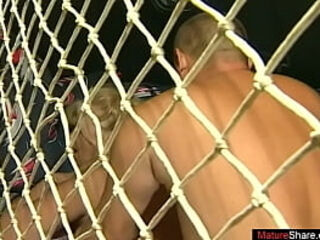 Busty mature screams with dick in her tight holes