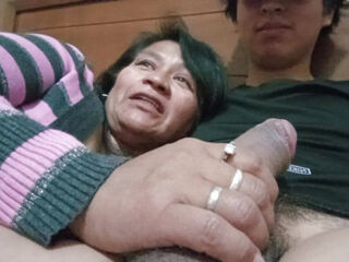 My mother-in-law wants her milk fix, she got addicted to me, now she wants sex every day, her husband is working