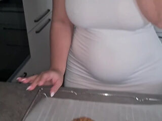 Playful MILF POV Kitchen Scene with Sweet Teasing Energy