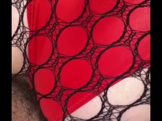 Quicky in Public rest area - fishnets