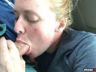 Unexperienced platinum-blonde wifey Gets Caught While providing Her hubby A Public fellatio