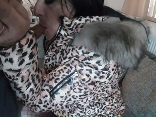 Downjacket Fetish and Fur-blow-job, Cum-play and Fuck 3