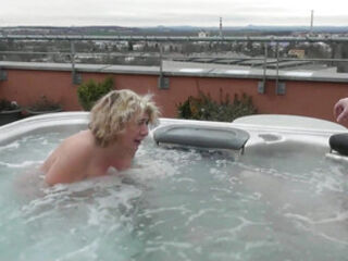 Outdoor Public Hot Tub Fucking