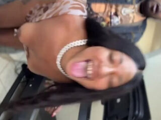 Latina girl's getting pounded on this big black cock really hard