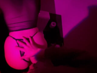 Hot chick with huge tits and ass teases my cock with her mouth and hands and then rides my cock until i cum