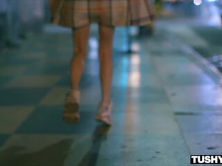 Rebel Lynn loved how his big dick felt in her pussy, while a butt plug was also in