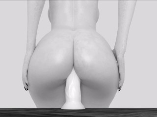 ASS FUCKING (Black and white video). bySmiled