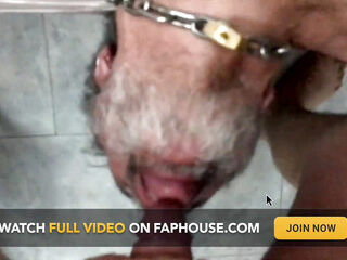 Swallowing Construction Worker's Huge Cumshot
