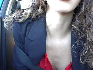 JOI UBER ride, Take my milk and cum in my mouth