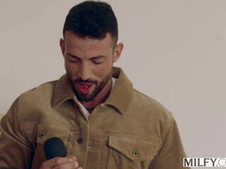 Stunning milf gets smashed on her soft bed with her lover