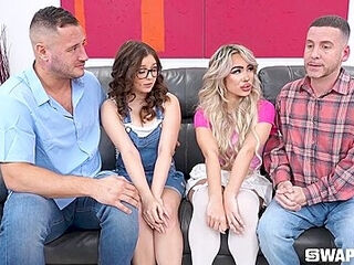 Leana Lovings & Luna Luxe - Family Foursome
