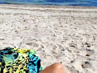 'I want a stranger's huge cock to fuck me on the beach in public II'