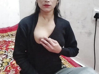 Muslim girl pressed boobs and removed milk