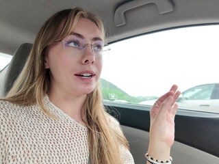 Buxom Milf does naked yoga in public - Amateur Solo